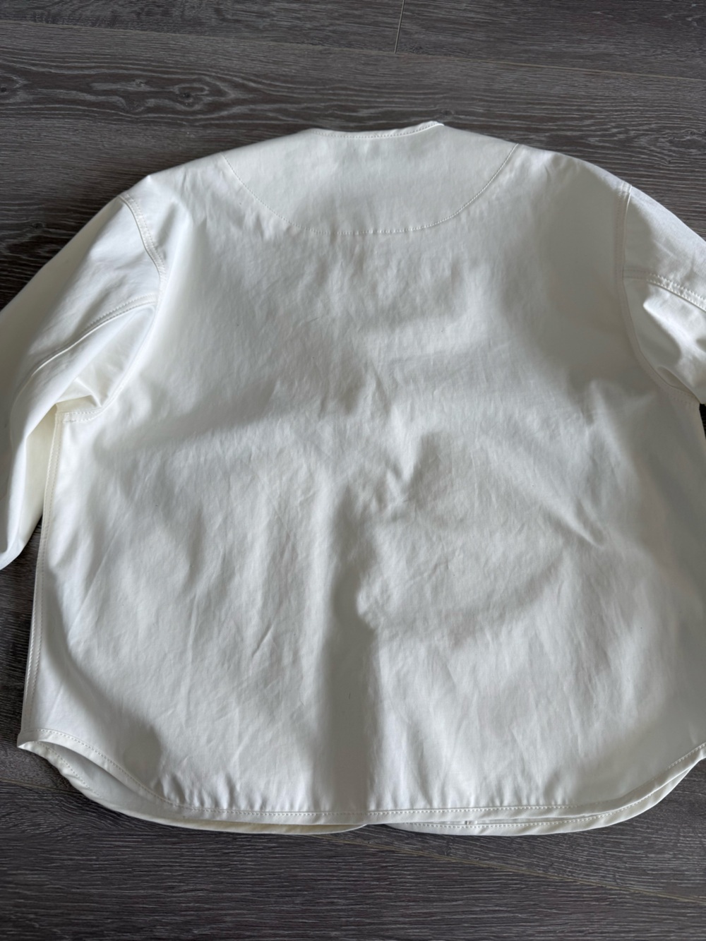 Quilt-Pocket White Women's Jacket - Picture 7 of 8